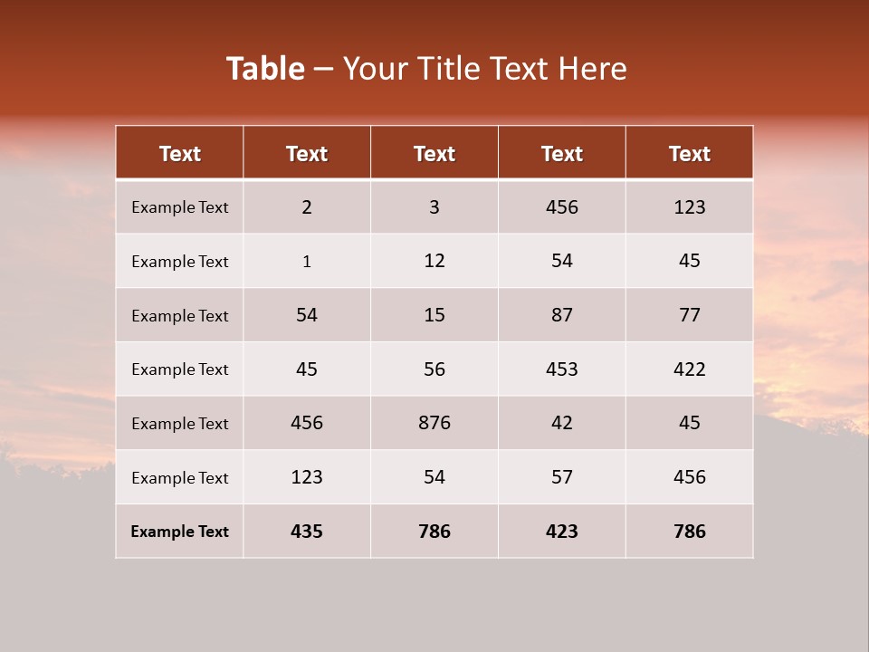 Cowboy Hat Countryside Color PowerPoint Template