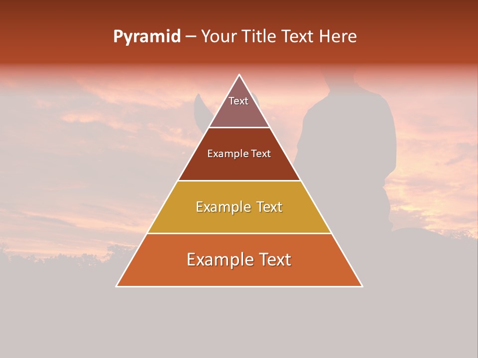 Cowboy Hat Countryside Color PowerPoint Template