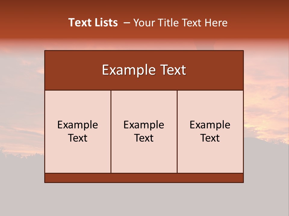 Cowboy Hat Countryside Color PowerPoint Template