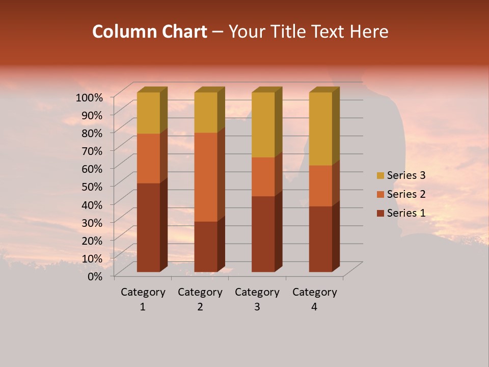 Cowboy Hat Countryside Color PowerPoint Template