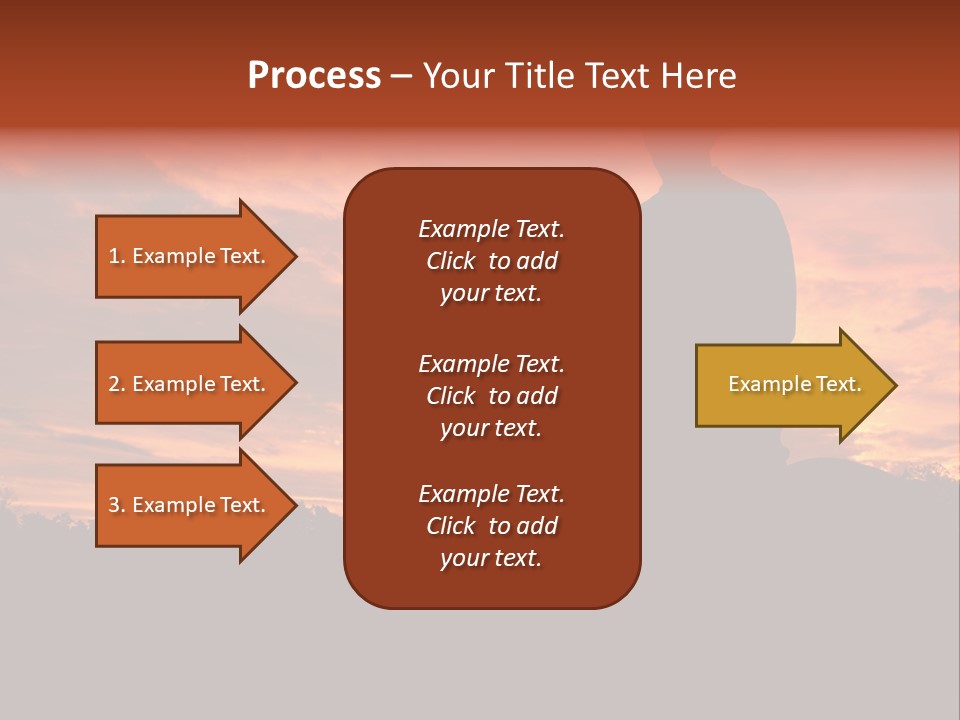 Cowboy Hat Countryside Color PowerPoint Template