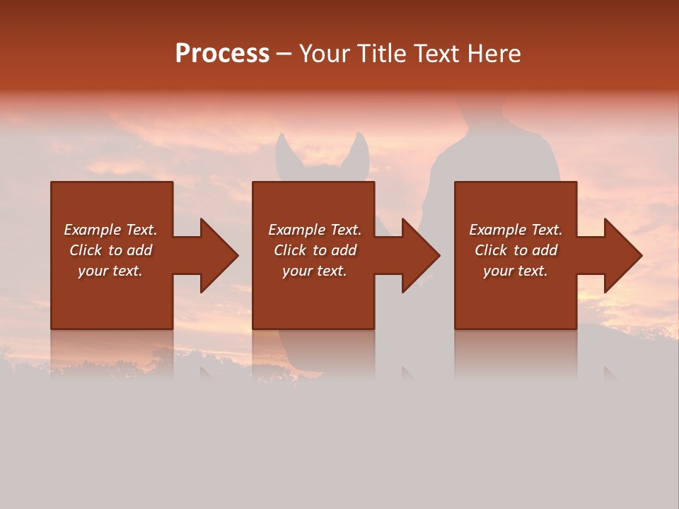 Cowboy Hat Countryside Color PowerPoint Template