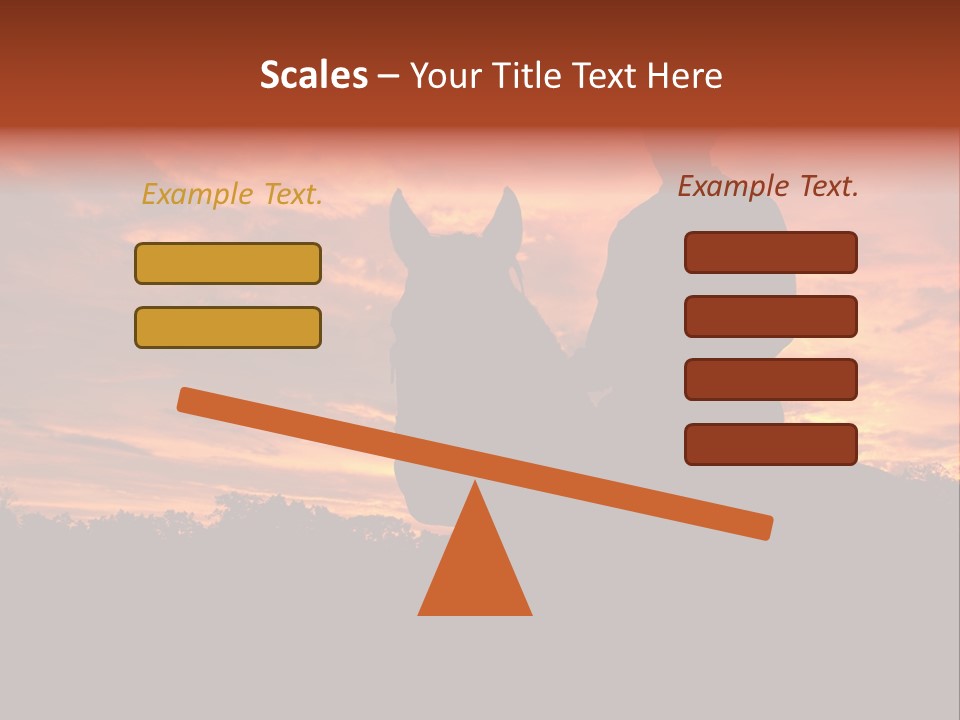 Cowboy Hat Countryside Color PowerPoint Template