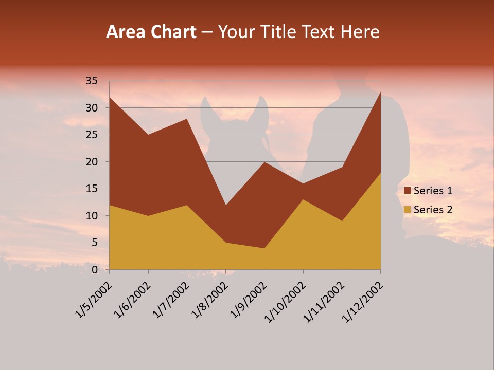 Cowboy Hat Countryside Color PowerPoint Template