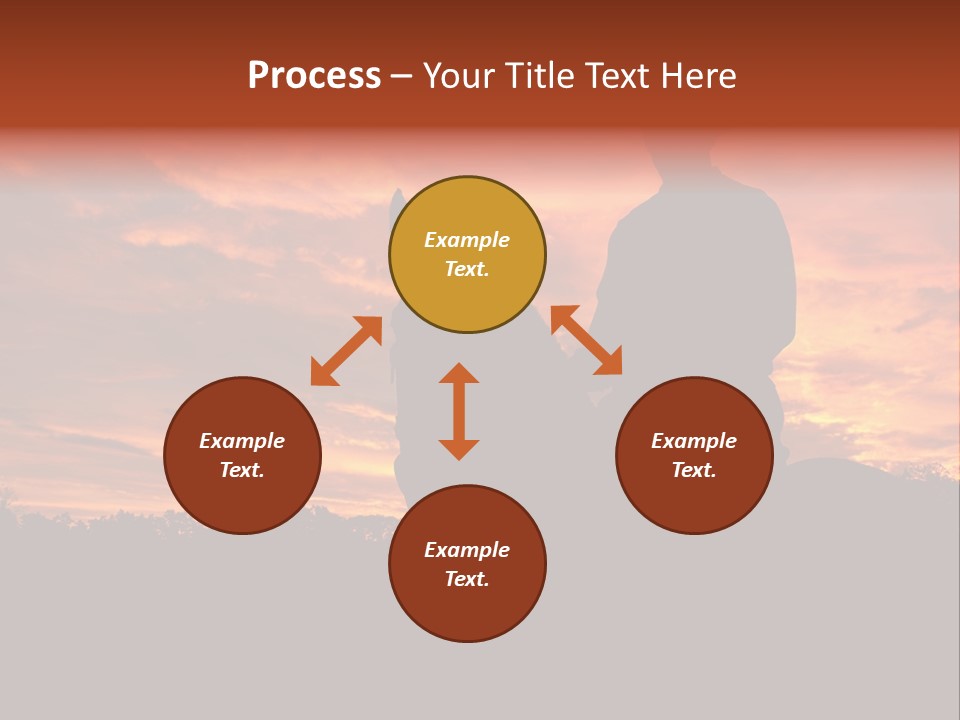 Cowboy Hat Countryside Color PowerPoint Template