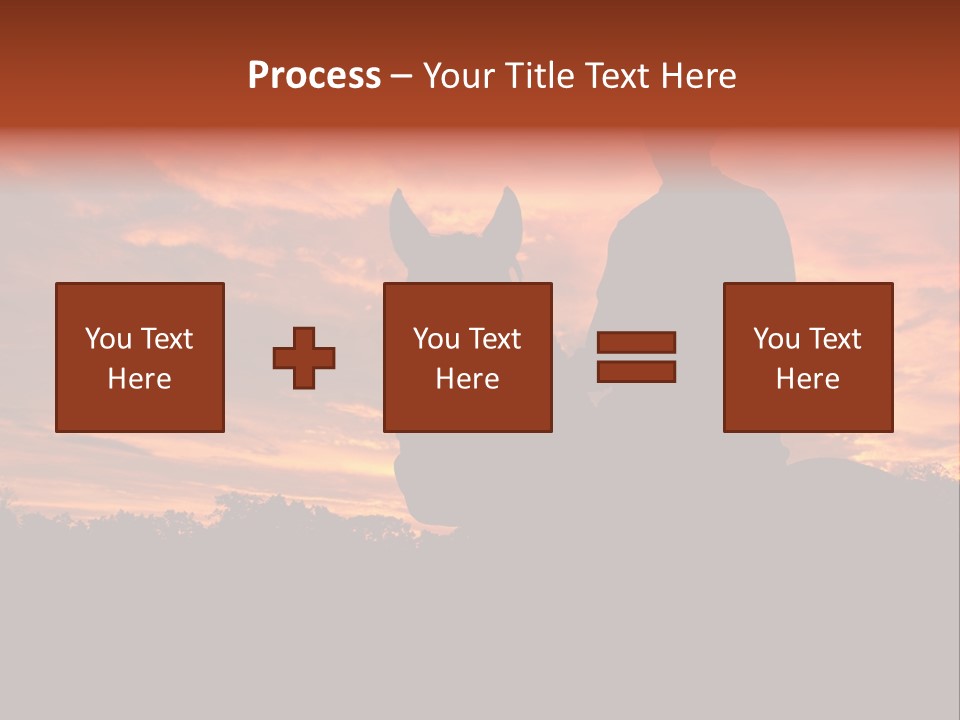 Cowboy Hat Countryside Color PowerPoint Template