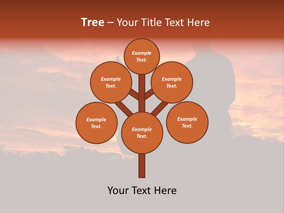 Cowboy Hat Countryside Color PowerPoint Template