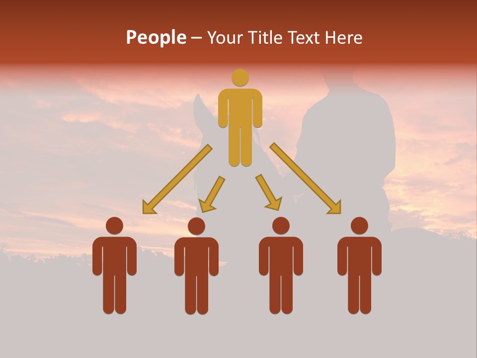 Cowboy Hat Countryside Color PowerPoint Template