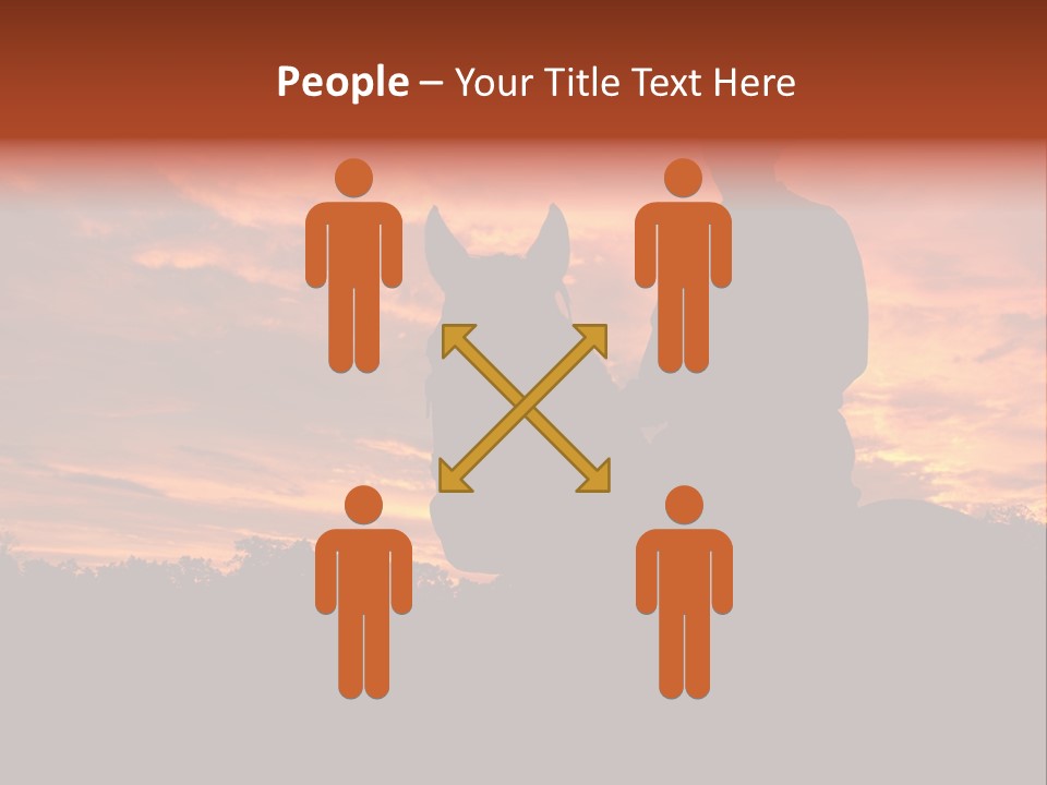 Cowboy Hat Countryside Color PowerPoint Template