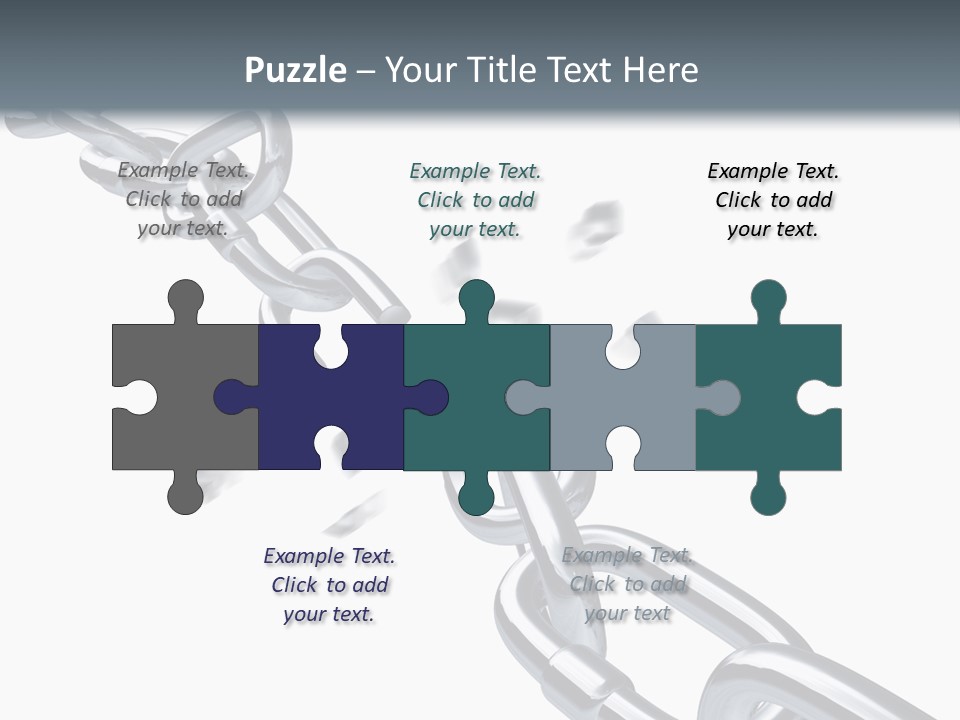 Ecurity Chain Eparation PowerPoint Template