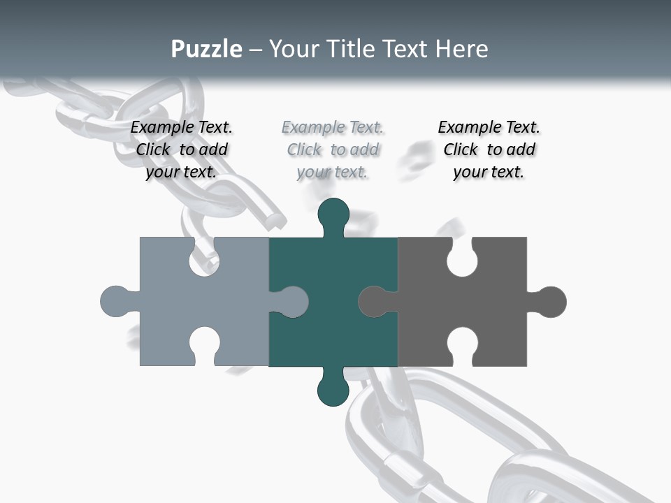 Ecurity Chain Eparation PowerPoint Template