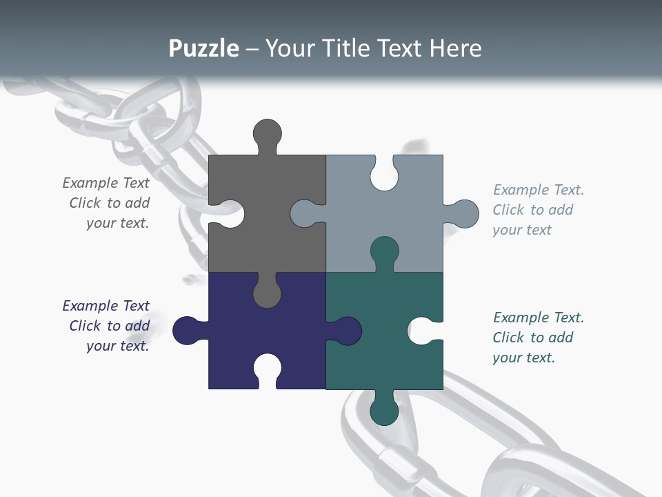 Ecurity Chain Eparation PowerPoint Template