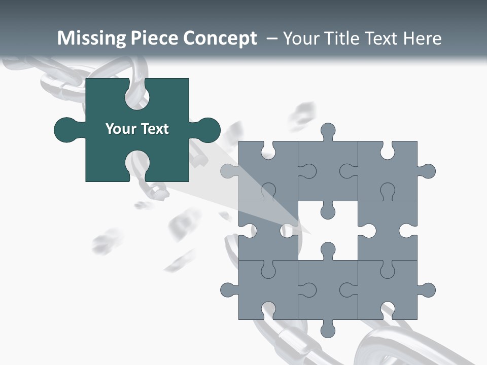 Ecurity Chain Eparation PowerPoint Template