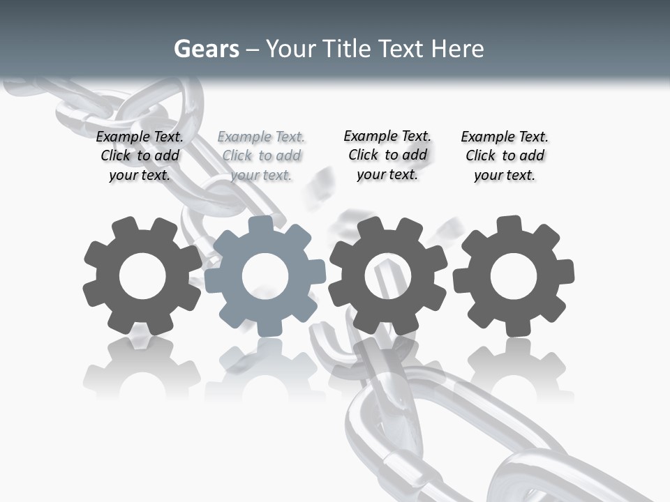 Ecurity Chain Eparation PowerPoint Template