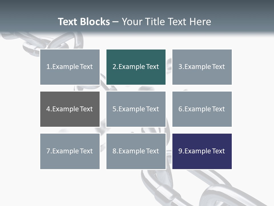 Ecurity Chain Eparation PowerPoint Template