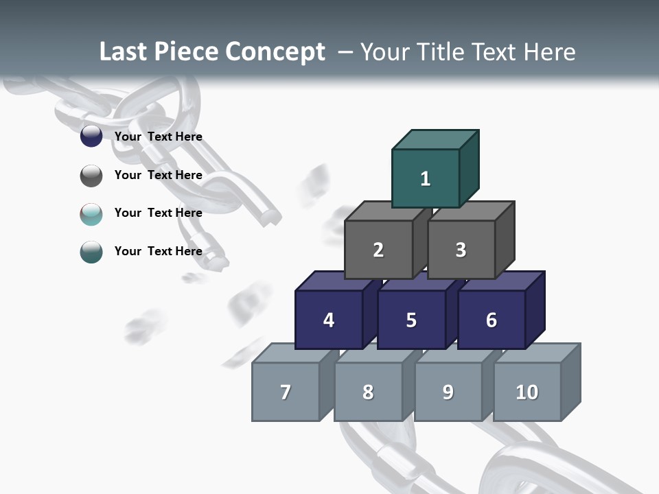 Ecurity Chain Eparation PowerPoint Template