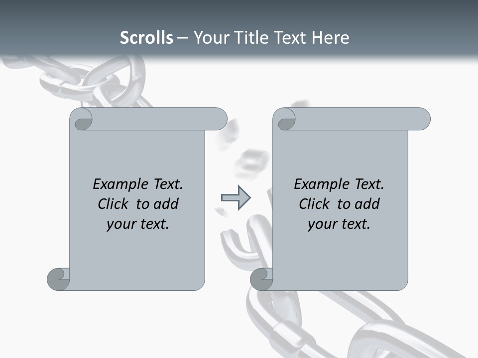 Ecurity Chain Eparation PowerPoint Template