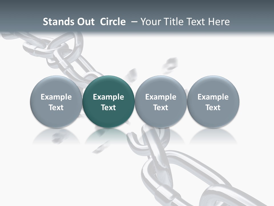 Ecurity Chain Eparation PowerPoint Template