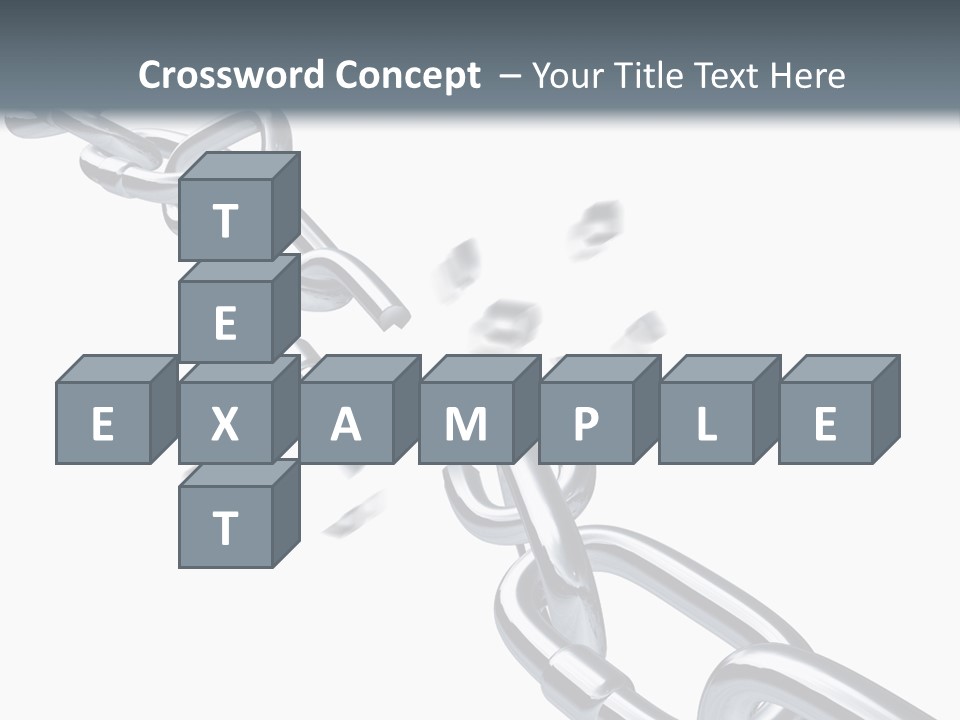 Ecurity Chain Eparation PowerPoint Template