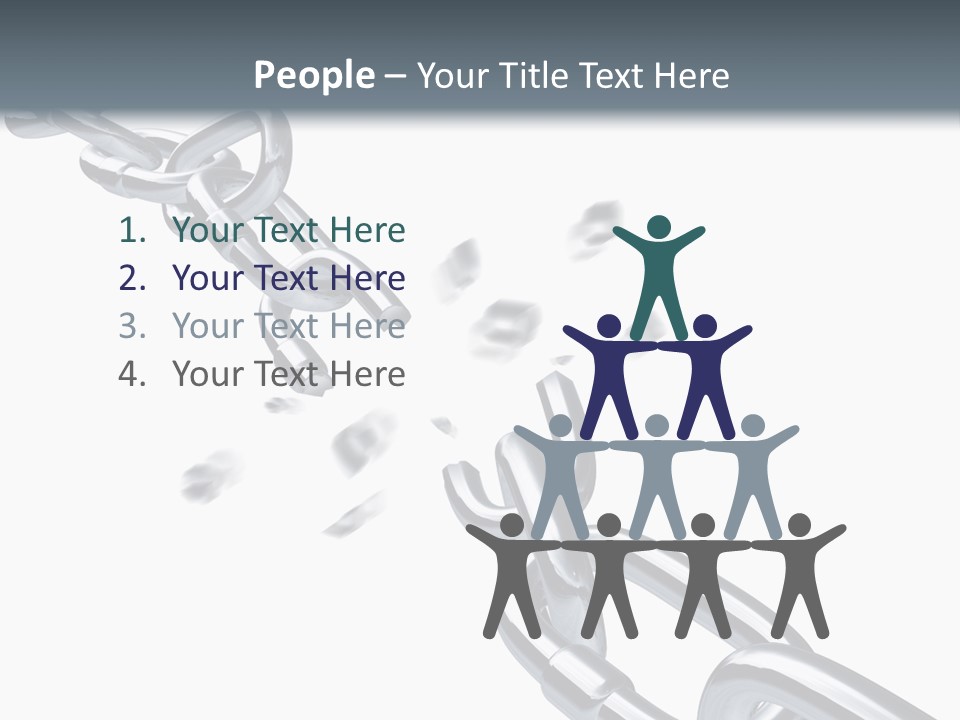 Ecurity Chain Eparation PowerPoint Template