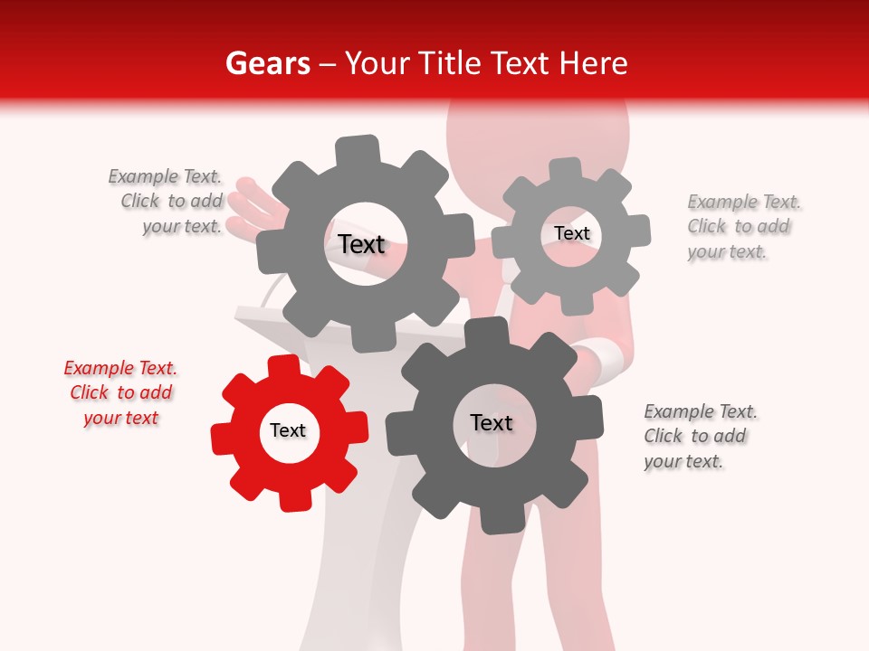 Podium Speech Orator PowerPoint Template