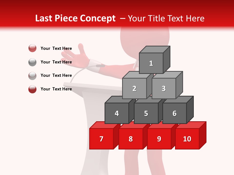 Podium Speech Orator PowerPoint Template