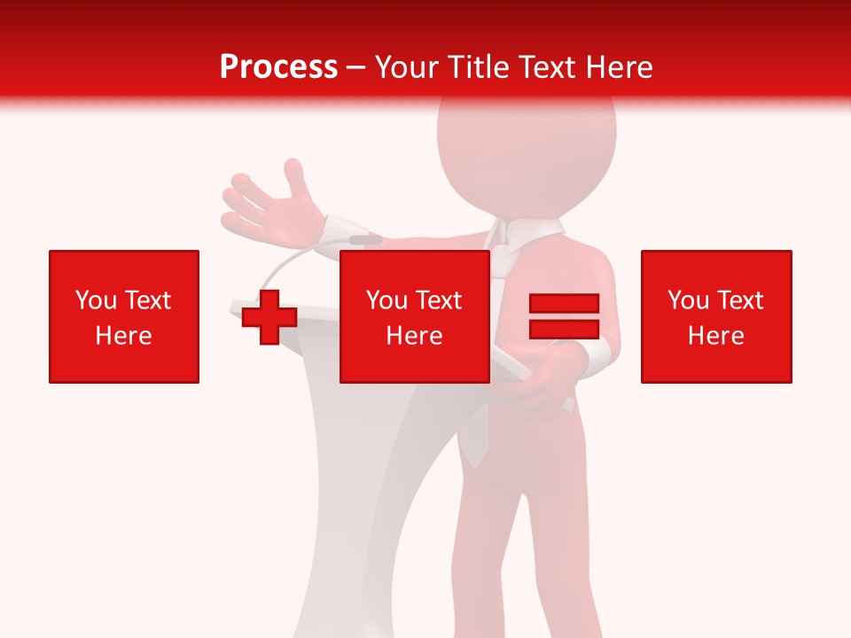 Podium Speech Orator PowerPoint Template
