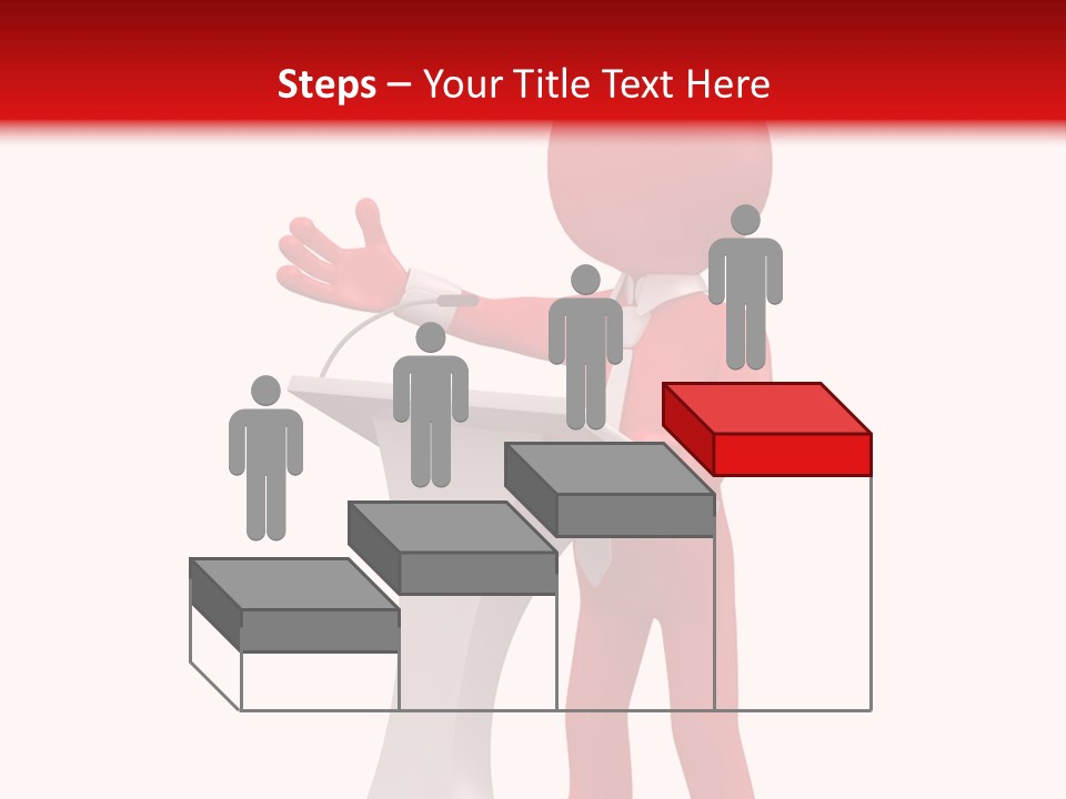 Podium Speech Orator PowerPoint Template