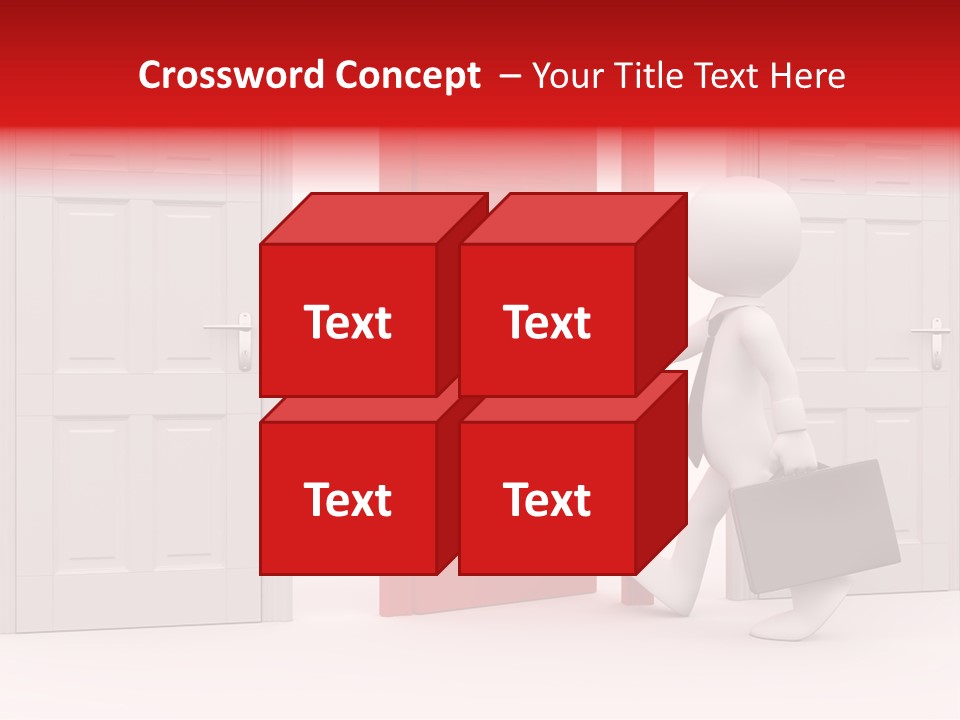 Business Render Metaphor PowerPoint Template