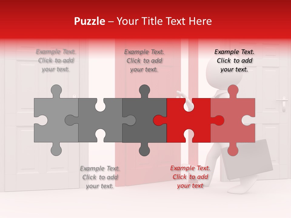 Business Render Metaphor PowerPoint Template