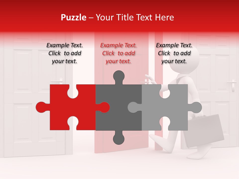 Business Render Metaphor PowerPoint Template