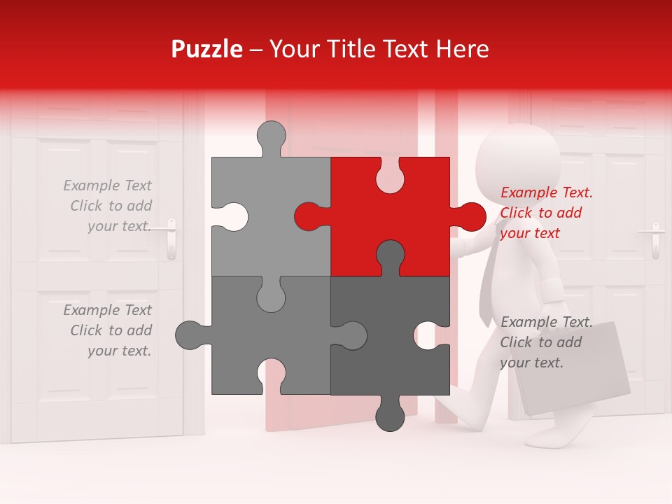 Business Render Metaphor PowerPoint Template