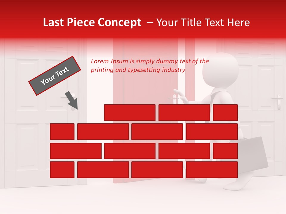 Business Render Metaphor PowerPoint Template