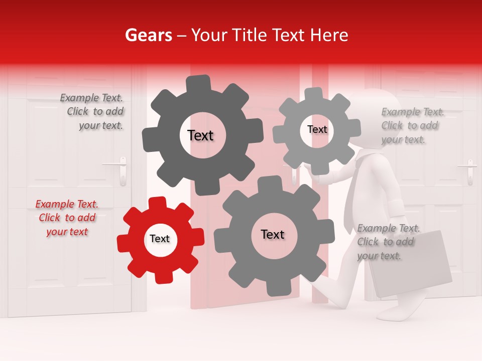 Business Render Metaphor PowerPoint Template