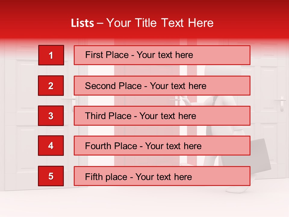 Business Render Metaphor PowerPoint Template