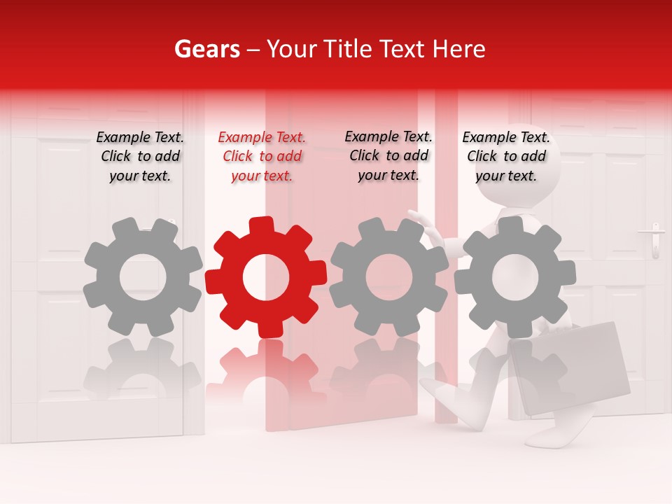 Business Render Metaphor PowerPoint Template