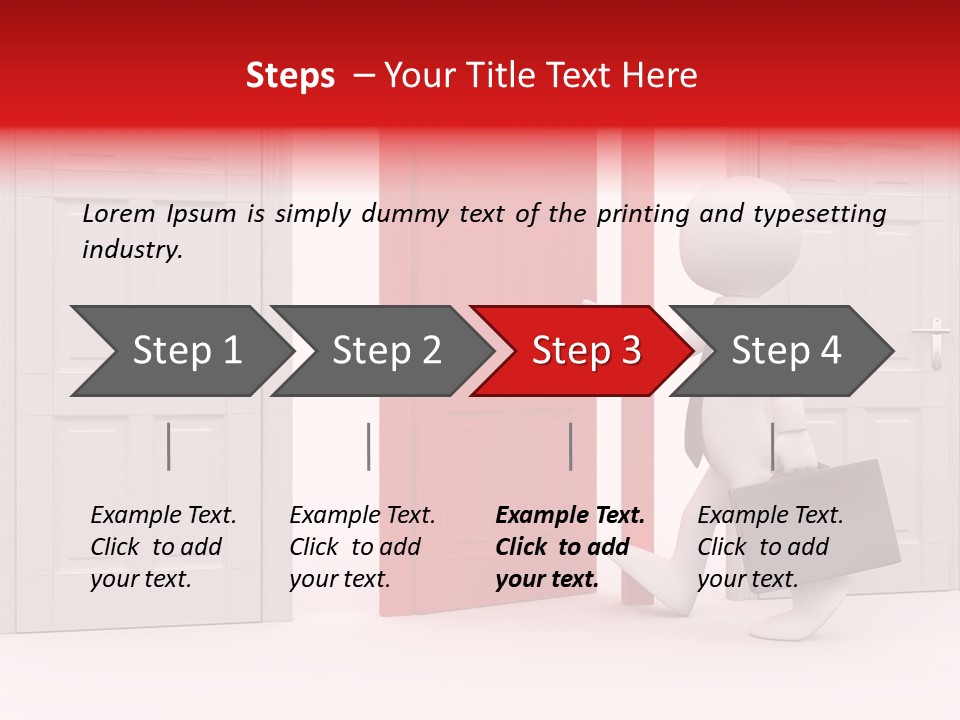 Business Render Metaphor PowerPoint Template