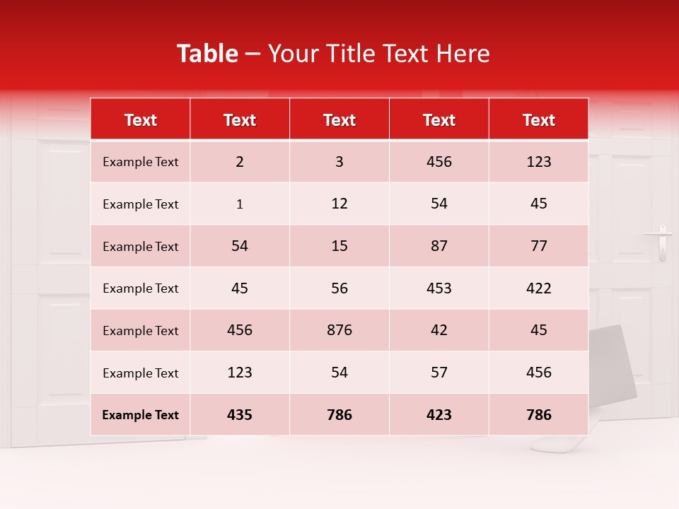 Business Render Metaphor PowerPoint Template