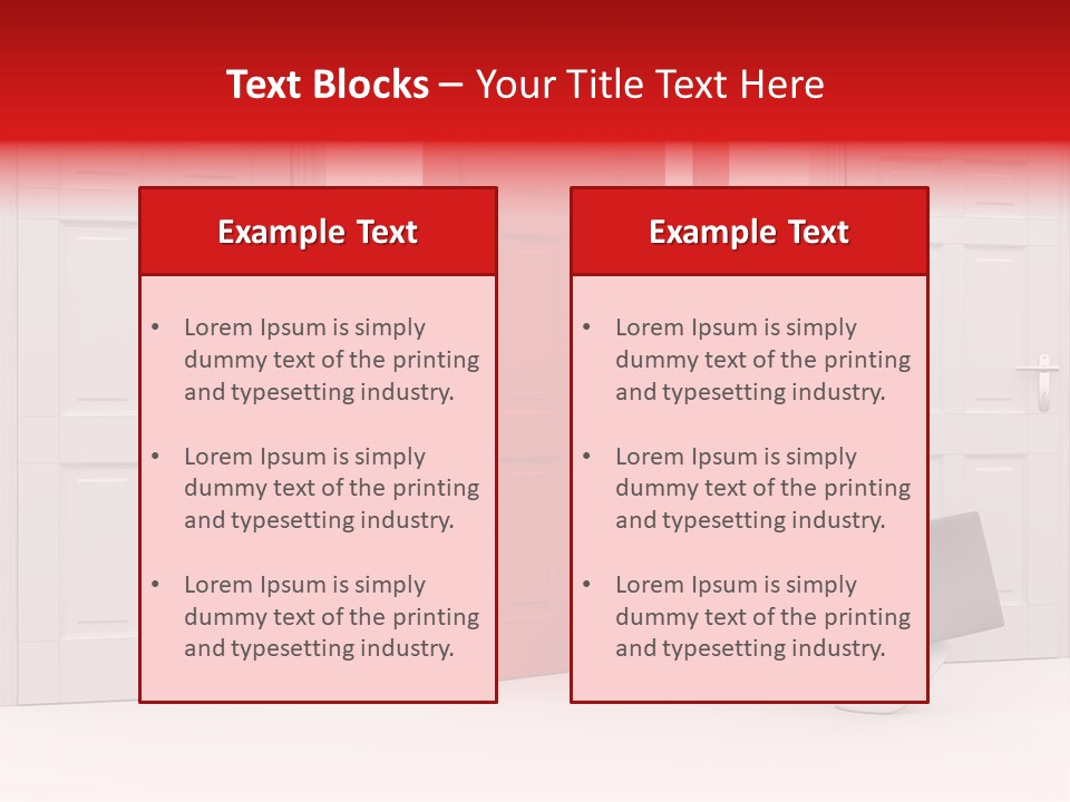 Business Render Metaphor PowerPoint Template