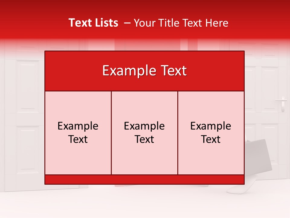 Business Render Metaphor PowerPoint Template
