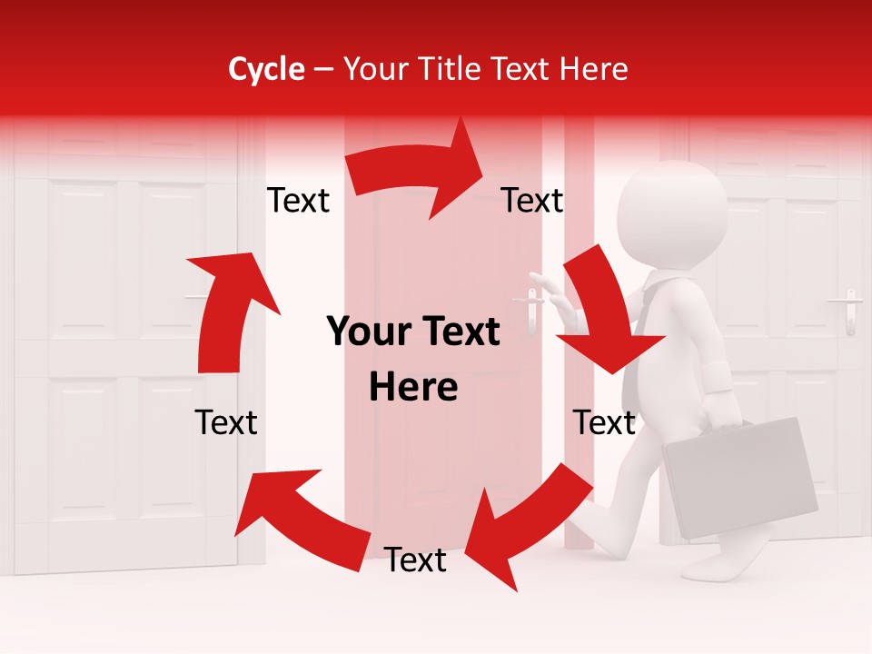 Business Render Metaphor PowerPoint Template