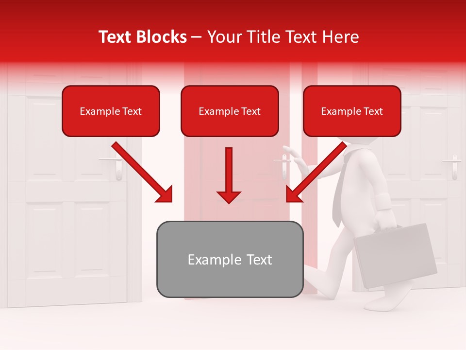 Business Render Metaphor PowerPoint Template