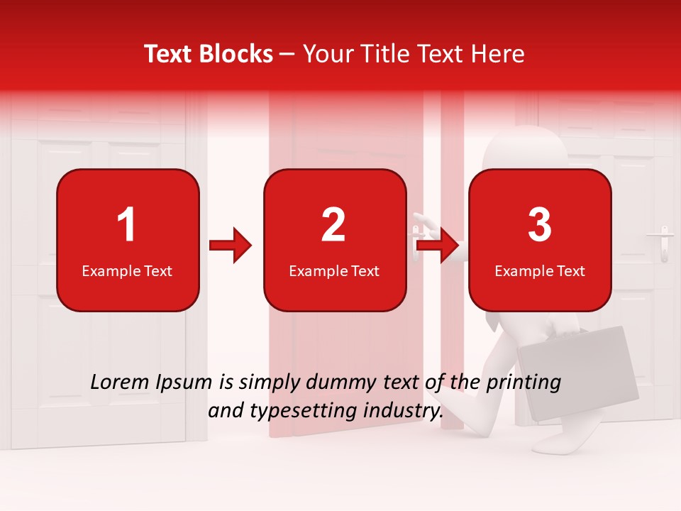 Business Render Metaphor PowerPoint Template