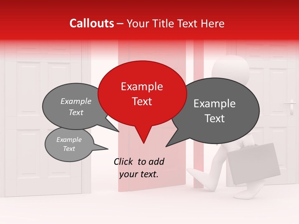Business Render Metaphor PowerPoint Template