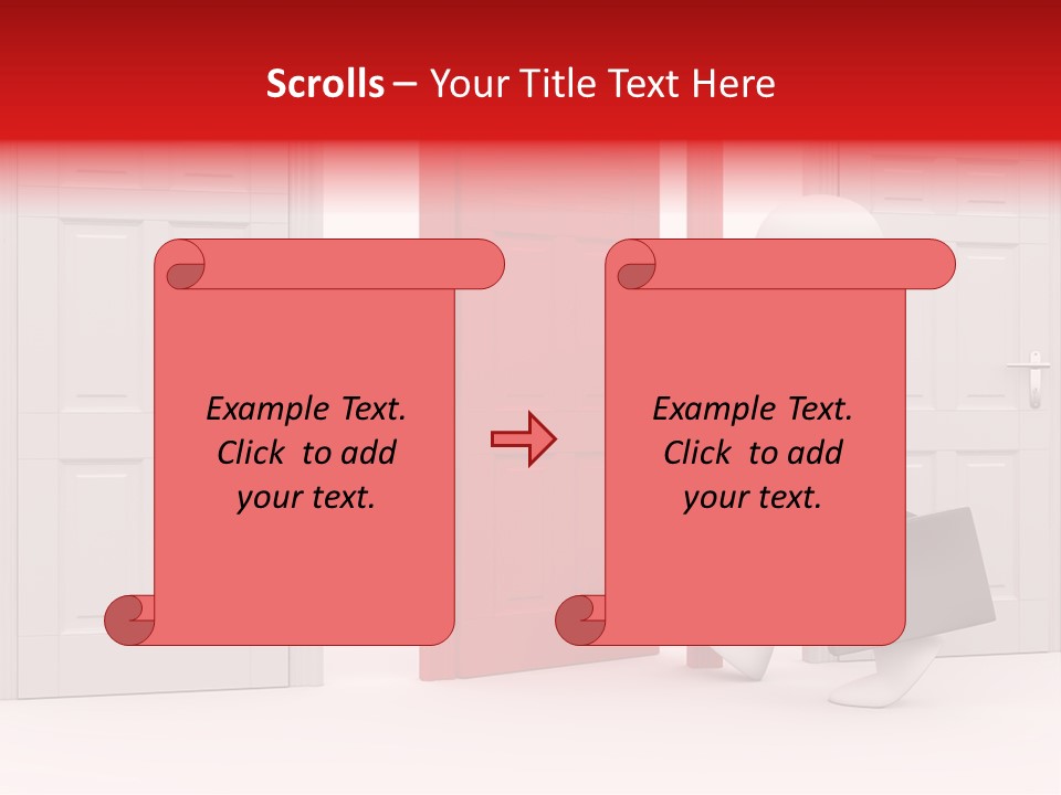 Business Render Metaphor PowerPoint Template