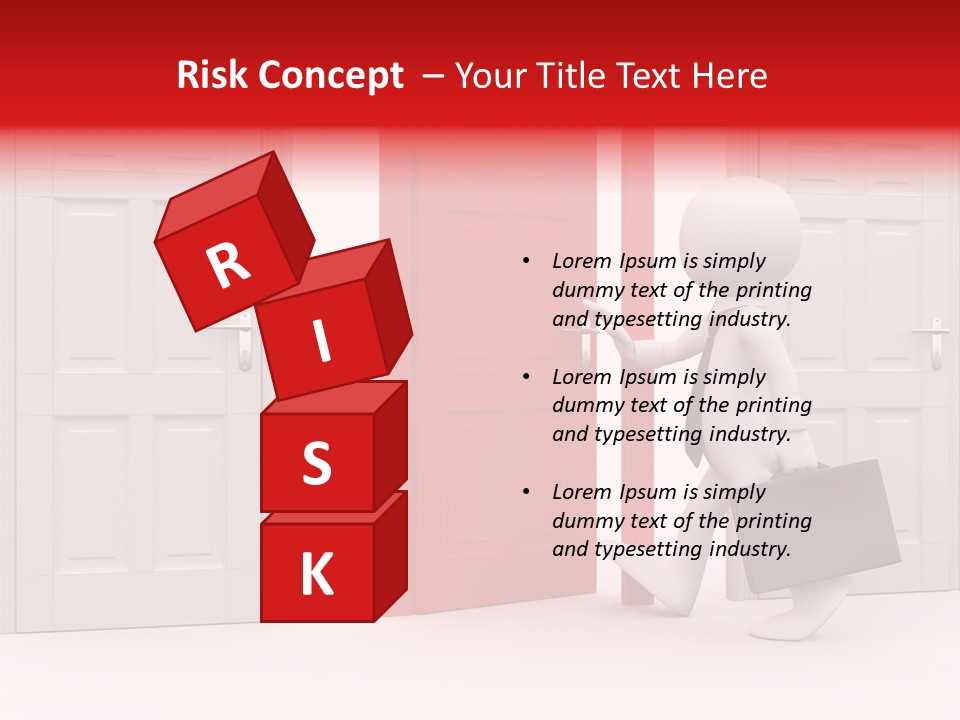 Business Render Metaphor PowerPoint Template