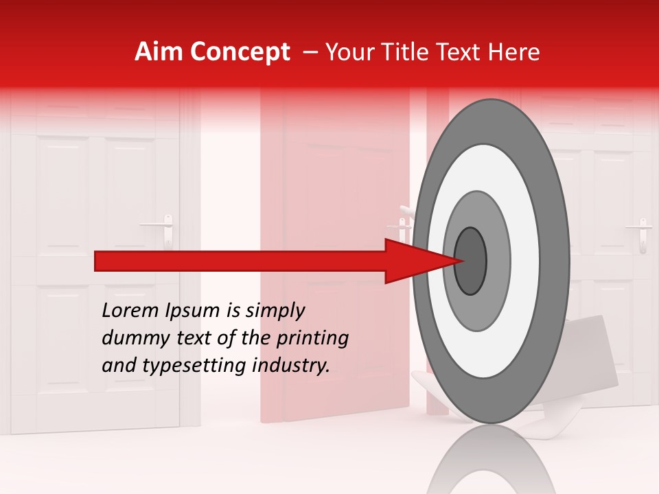 Business Render Metaphor PowerPoint Template