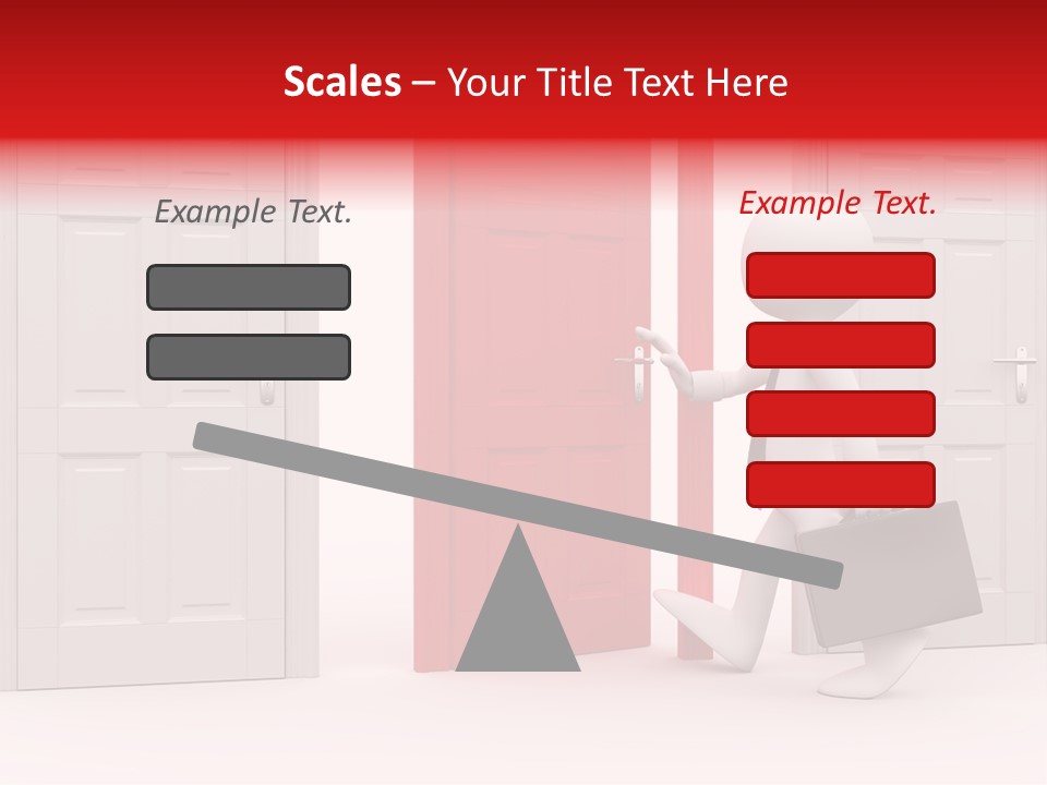 Business Render Metaphor PowerPoint Template