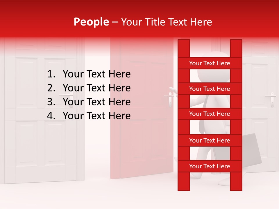 Business Render Metaphor PowerPoint Template