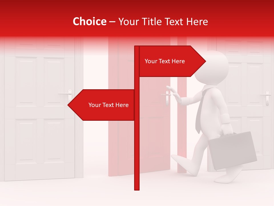 Business Render Metaphor PowerPoint Template